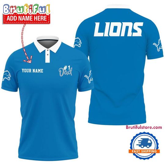 Discover Detroit Lions Father’s Day Polo Shirts
