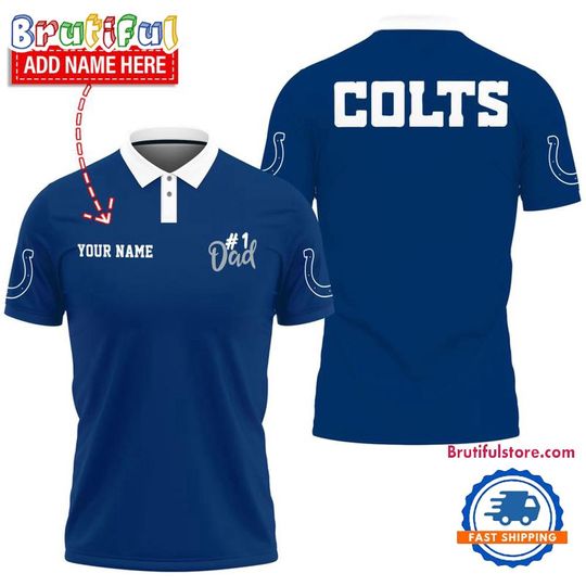 Indianapolis Colts Father’s Day Polo Shirts