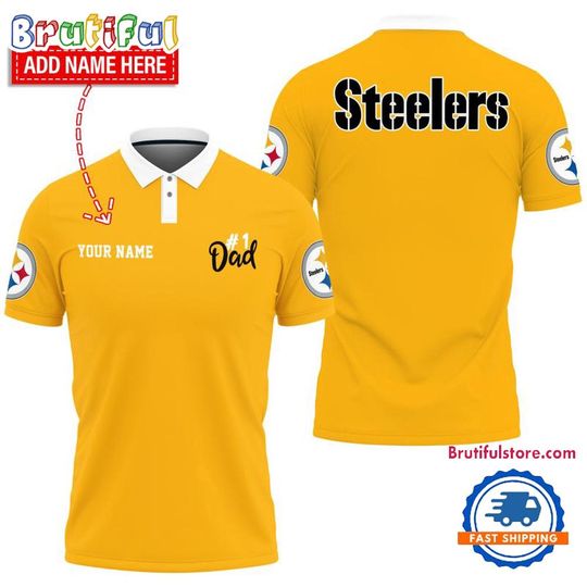 Pittsburgh Steeler Father’s Day Polo Shirts