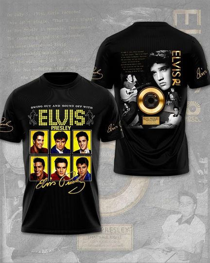 Discover Elvis Presley Shirt, Elvis King Of Rock Men Shirt, Rock And Roll Music Fan, Elvis Lover Gift