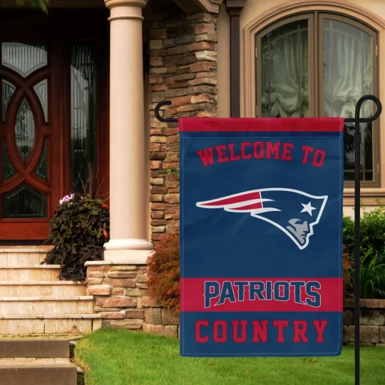 Discover Patriots Country Welcome Garden Flag