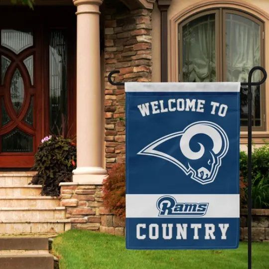 Discover Los Angeles Rams Welcome Garden Flag