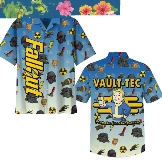 Discover Falllout Vault Tec Hawaiian Shirt