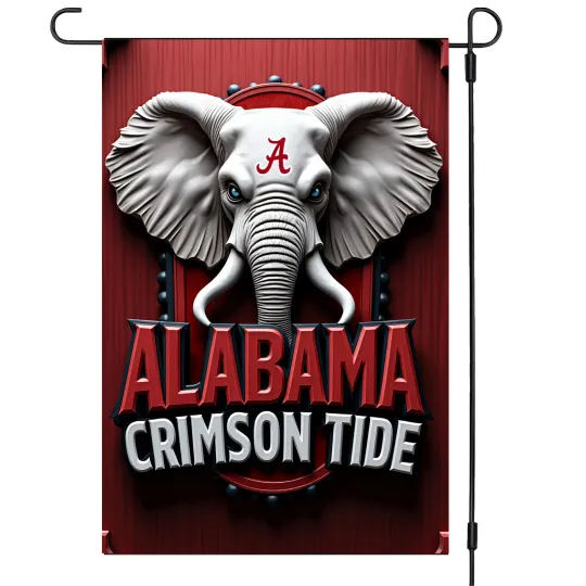 Discover Albm Crimson Tide Garden Flag