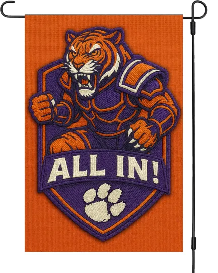 Clemson Tigers Garden Flag
