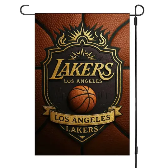 Discover Los Angeles Lakers Garden Flag