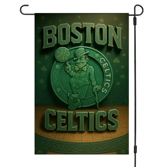 Boston Celtics Garden Flag