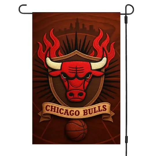 Chicago Bulls Garden Flag