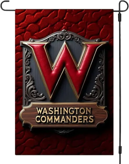 Washington Commanders Garden Flag