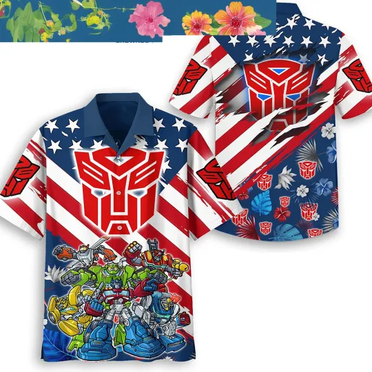 Transformers Autobot The Heroes Hawaiian Shirts