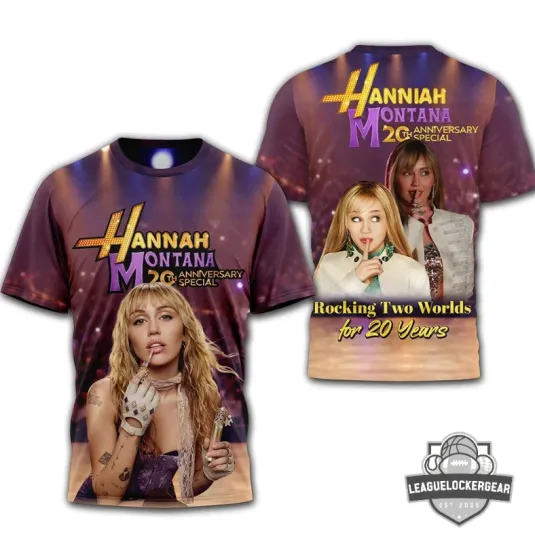 Discover Hannah Montana 20Th Anniversary Special 3D T-Shirt