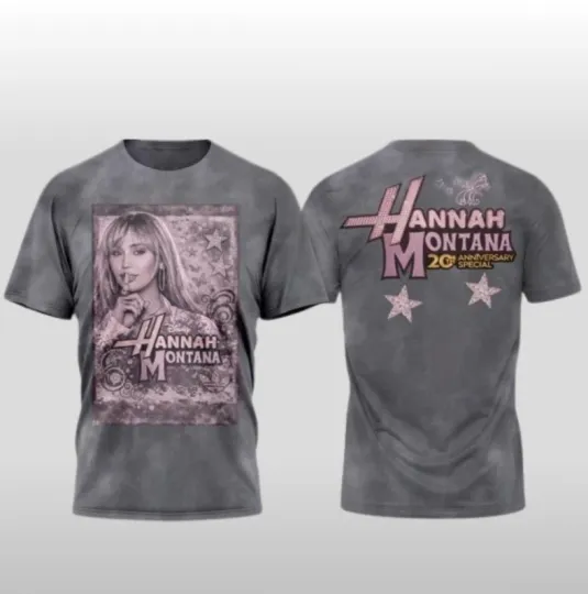 Discover 2026 Hannah Montana 20Th Anniversary 3D T-Shirt