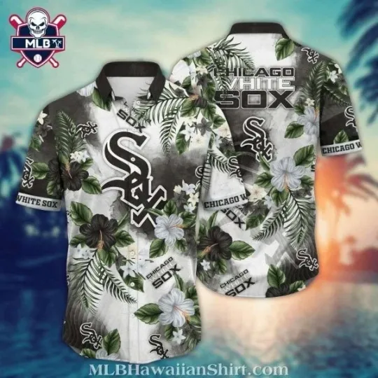 Discover Chicago Baseball White Team Soxx Family Floral Baseball Hawaiian Shirt