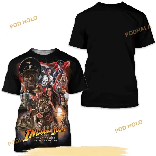 Discover Indiana Jones and the Dial of Destiny 3D T-Shirt