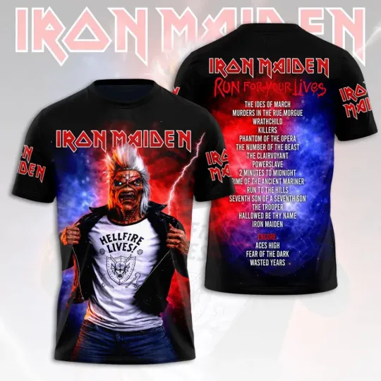 Discover I Maiden 2026 World Tour 3D Apparel