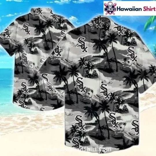 Discover Summer Vibes Chicago Baseball White Team Soxx Tropical Hawaiian Shirt