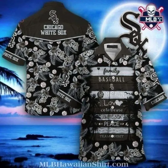 Discover Chicago Baseball White Team Soxx Family Baseball Hawaiian Shirt