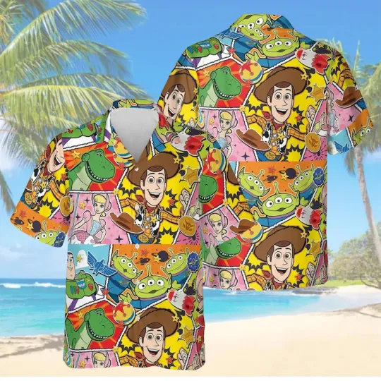 Discover Toy Story Hawaiian Shirt, Disney Toy Story Friends Shirt Unisex Style
