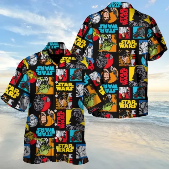 Discover Disney Star Wars Revenge Of The Sith Colorful Collage Hawaiian Shirt