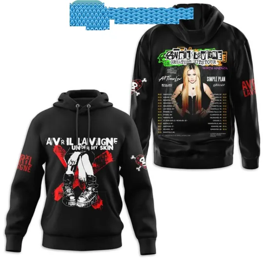 Avril Lavigne Under My Skin Tour 2024 Hoodie
