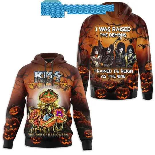 Discover Kiss I Was Raised The Demons Trained To Reign Hoodie