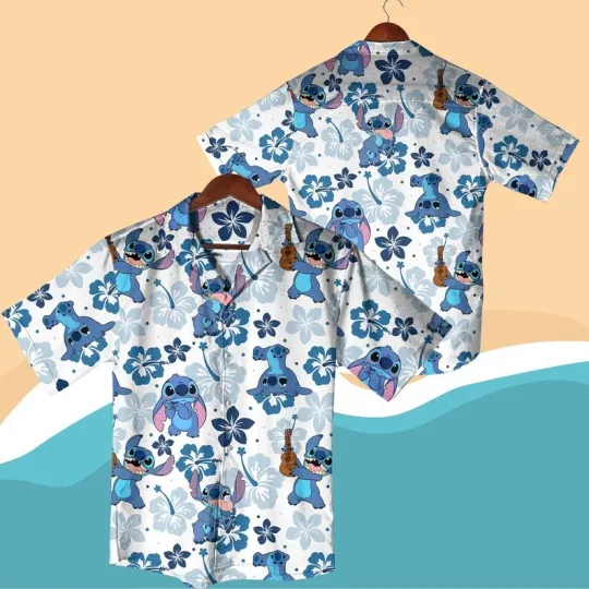 Discover Disney Lilo And Stitch 2 Beach Hawaiian Shirt Unisex Style Gift For Friends