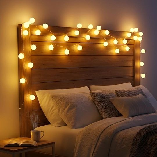 LED Ball Fairy Lights | Warm White Globe String Light Garland | USB or Battery Powered | Bedroom, Christmas, Garden & Wedding Decor