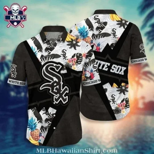 Discover Personalized Chicago Baseball White Team Soxx Tropical Palm Custom Hawaiian Shir