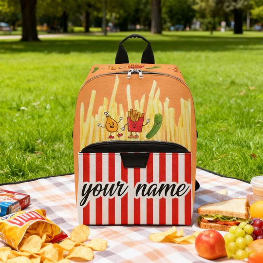 Custom Cute Name PU Leather Backpack Personalized Faux Leather Bag with Name, Cute Design Gift for Girls Or Women, School Everyday Use