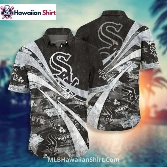 Discover Vintage Ride Chicago Baseball White Team Soxx Tropical Hawaiian Shirt