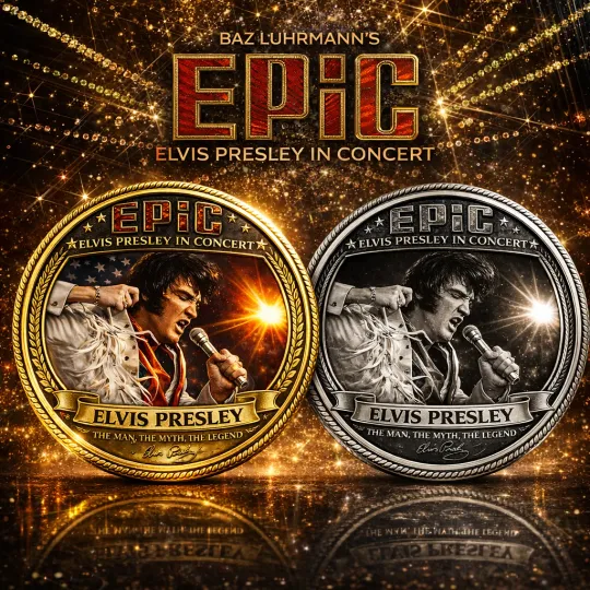 Elvis Presley Coin, Elvis Presley in Concert 2026 Gold/ Silver Coins