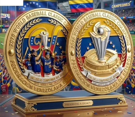 Discover 2026 WBCC Champions Venezuela Commemorative Coin