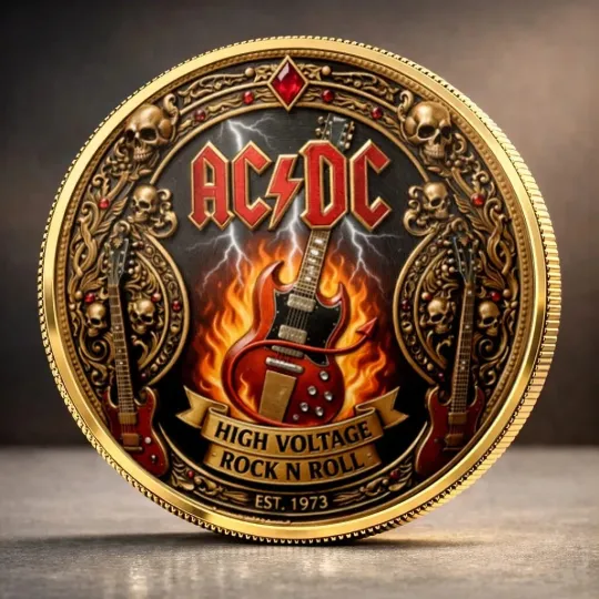 Discover Rock N Roll Commemorative Coin