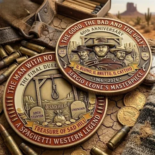 Discover The Good The Bad And The Ugly 60Th Anniversary Commemorative Coin