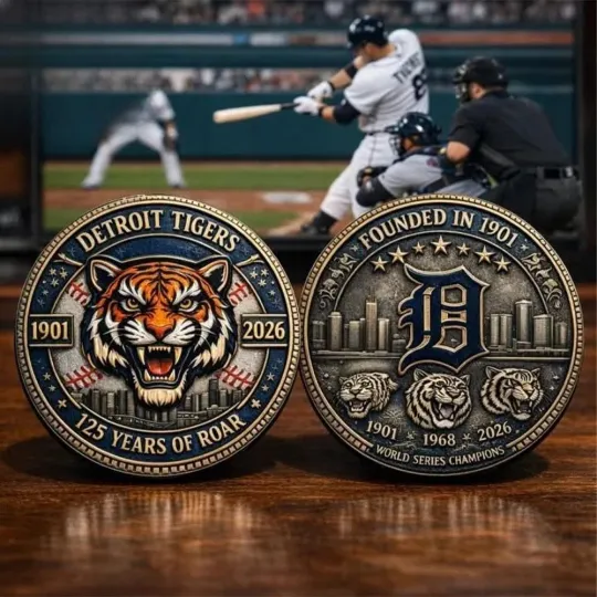 Discover Tigers 125Th Anniversary Commemorative Coin 2026