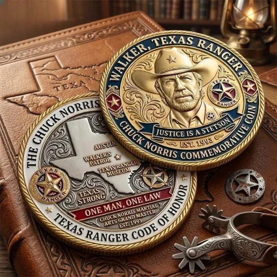 Discover Walker Texas Ranger Chuck Norris Commemorative Coin 2026
