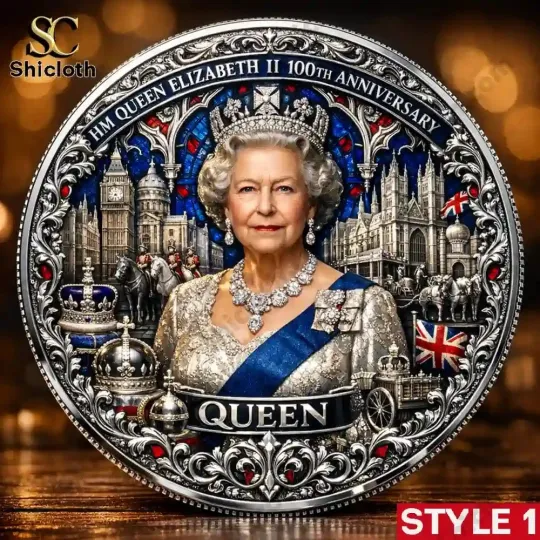 Discover Queen Elizabeth II 100th Anniversary Commemorative Edition Coin