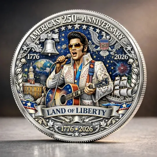 America250 x Elvis Presley Commemorative Coin