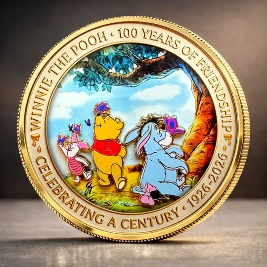 Discover The-Pooh 100th Anniversary Commemorative Coin