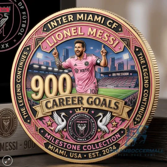 Discover 900 Career Goals Milestone Collection Commemorative Coin