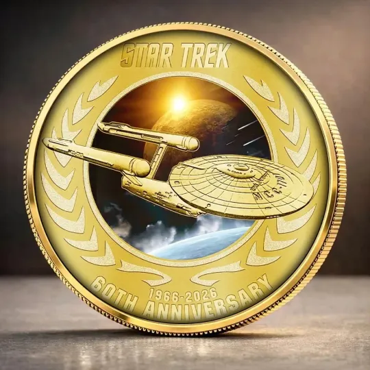 Discover Trek 60th Anniversary Commemorative Coin