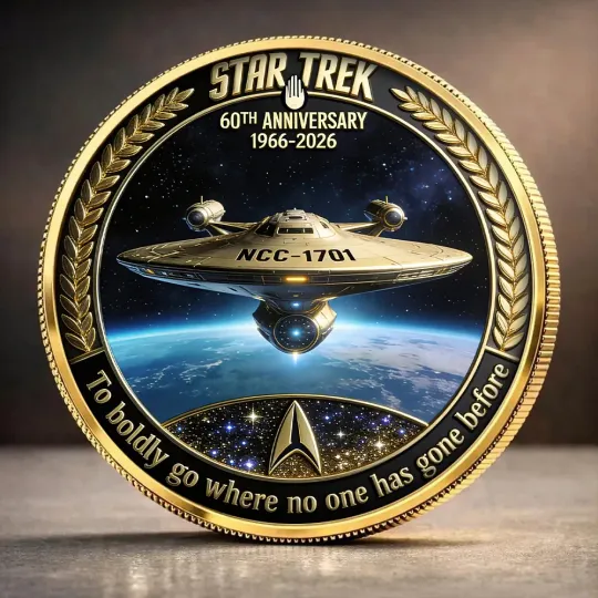 Discover Trek 60th Anniversary Commemorative Coin
