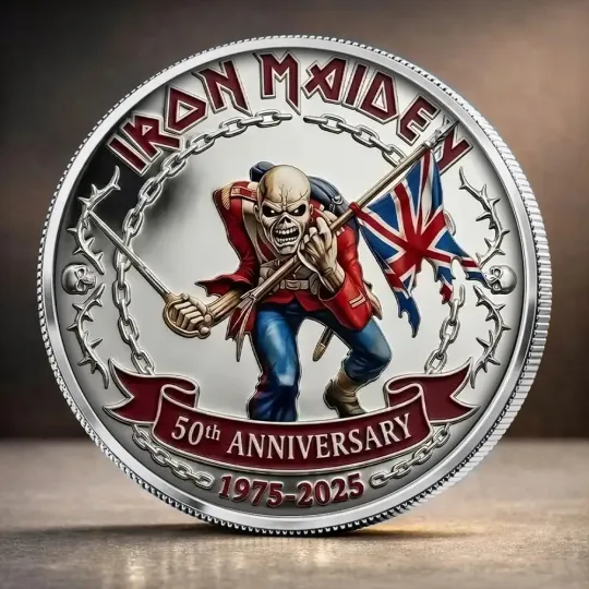 Discover Maiden 50th Anniversary Commemorative Coin