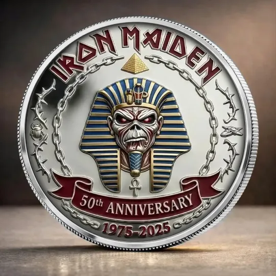 Discover Maiden 50th Anniversary Commemorative Coin