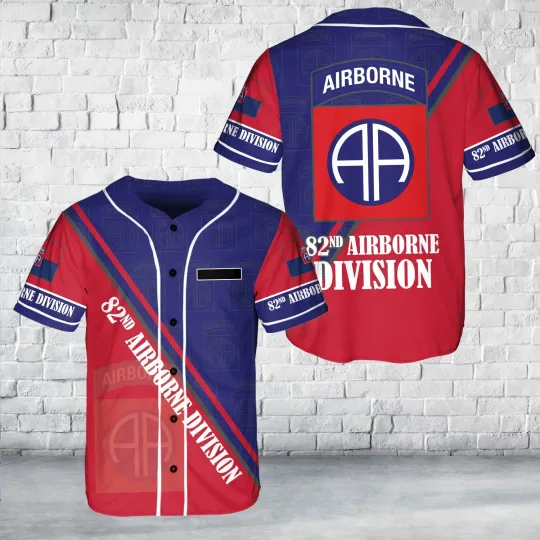 Airborne Division Baseball Jersey