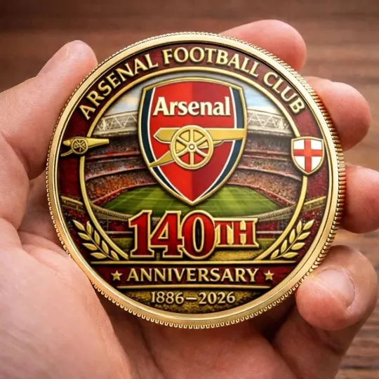 Arsenal FC 140th Anniversary Commemorative Coin