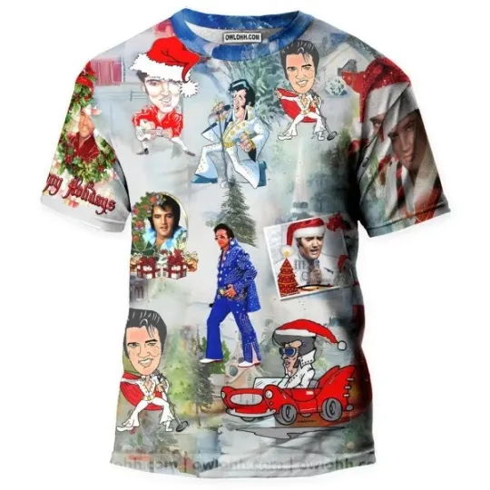 Discover Elvis Presley 3D T-Shirt for Men and Women