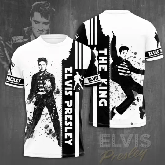 Elvis Presley 3D Shirt, Celebrities Fan Gift, Rock Music Lover