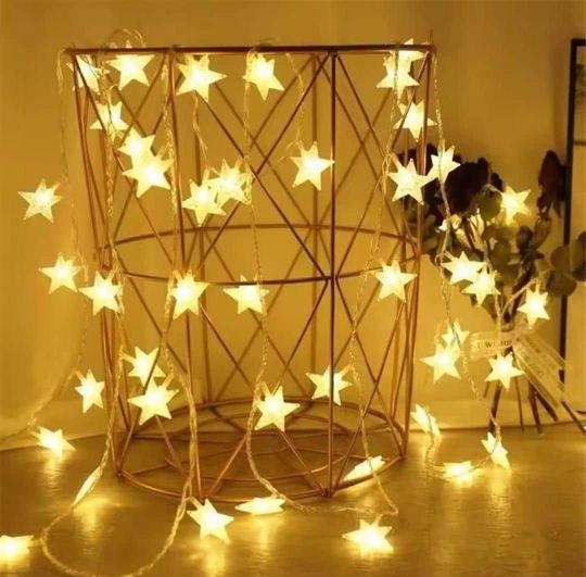 LED Star String Lights, Fairy Garland Bulb Lights for Wedding, Party, Home and Garden Decoration