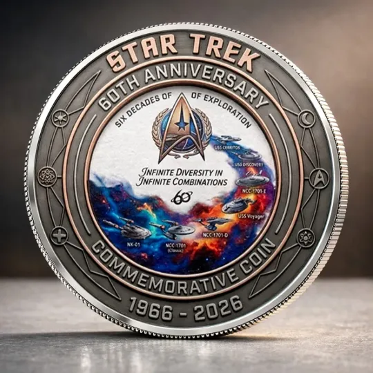 Discover Trek 60th Anniversary Commemorative Coin